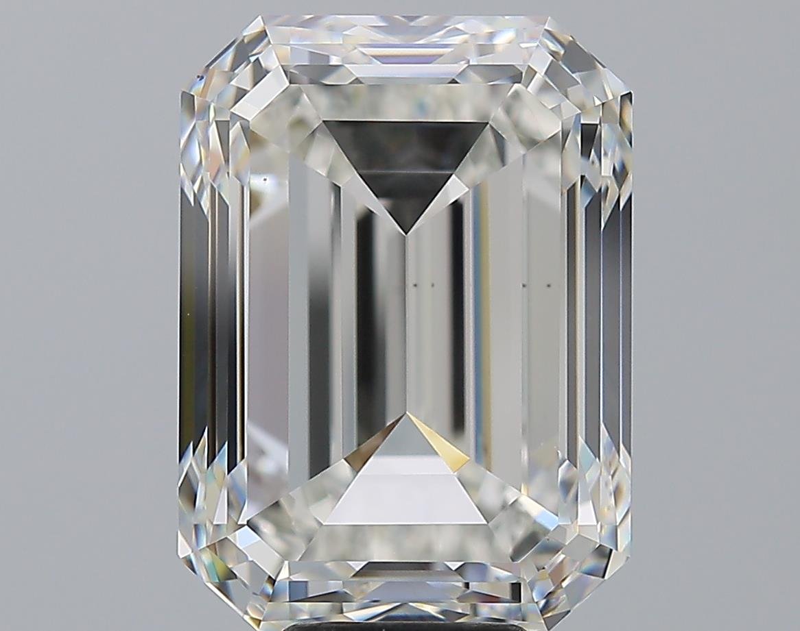 10.01ct H VS2 Excellent Cut Emerald Diamond