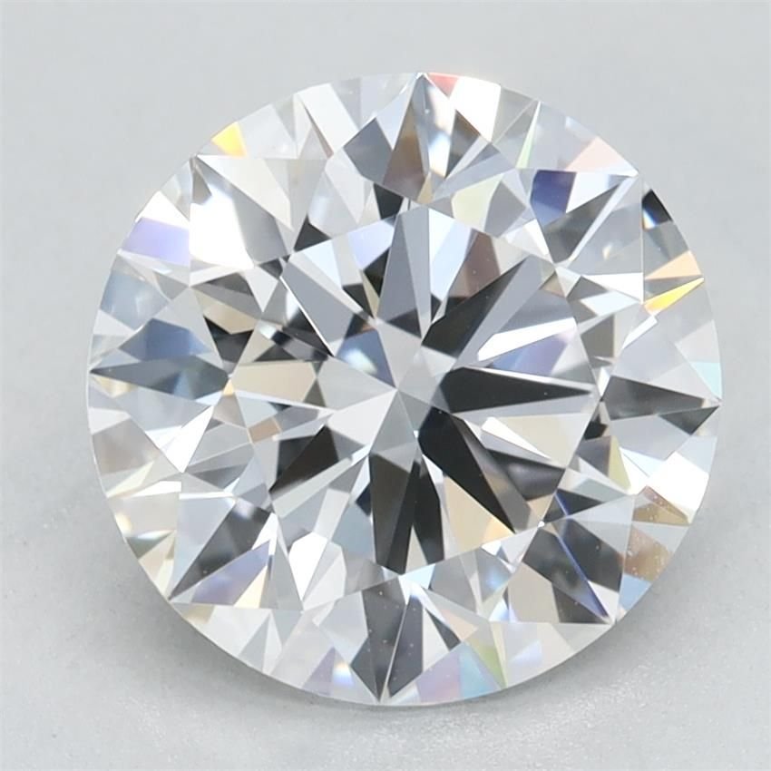 2.47ct D VVS1 Rare Carat Ideal Cut Round Lab Grown Diamond