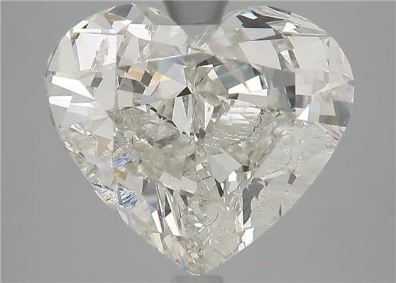 4.02ct J SI1 Good Cut Heart Diamond