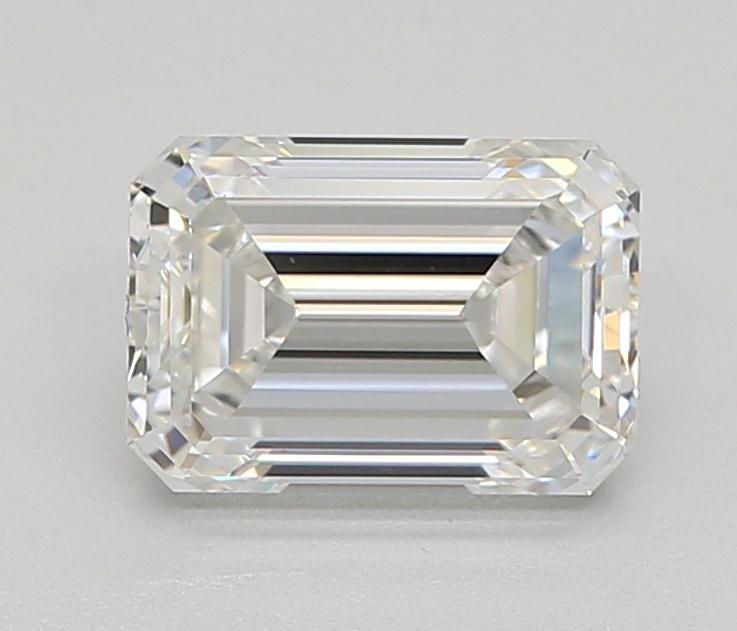 1.32ct F VVS2 Excellent Cut Emerald Lab Grown Diamond