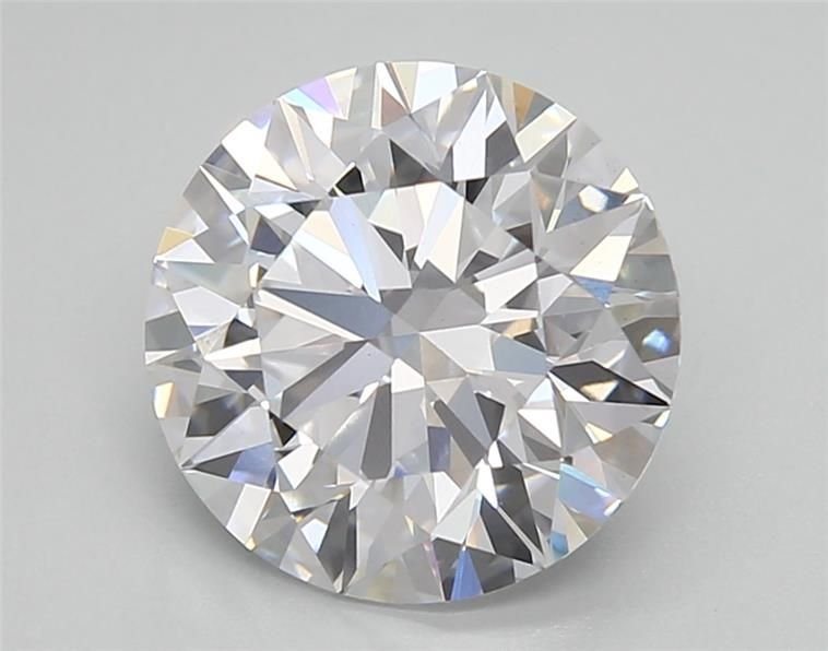 3.18ct D VVS2 Rare Carat Ideal Cut Round Lab Grown Diamond