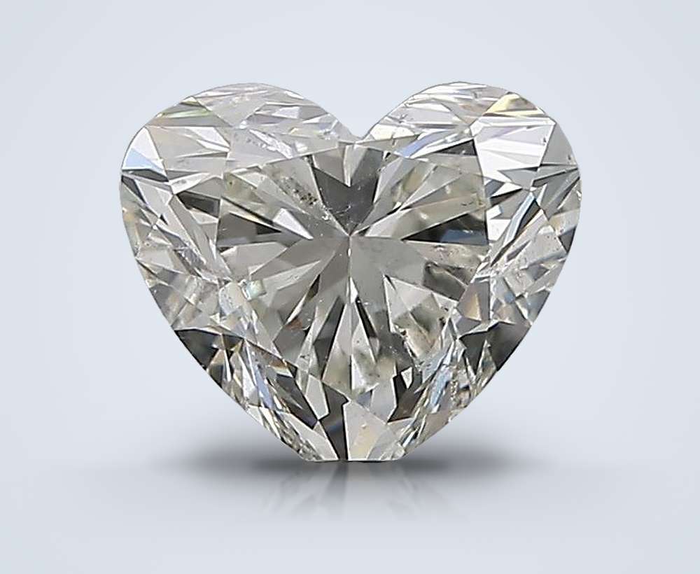 1.71 Carat Heart Natural Diamond