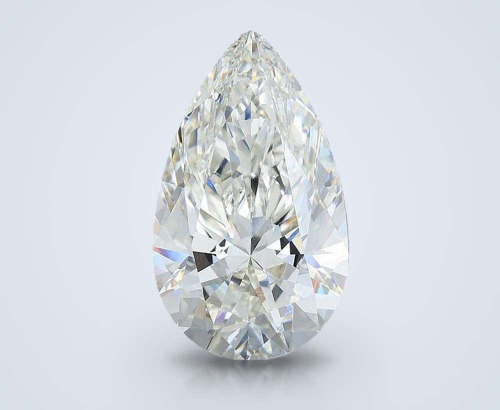 8.08 Carat Pear Lab Diamond