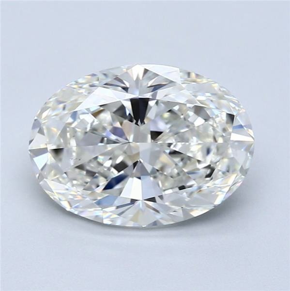 3.03ct I VS2 Rare Carat Ideal Cut Oval Diamond