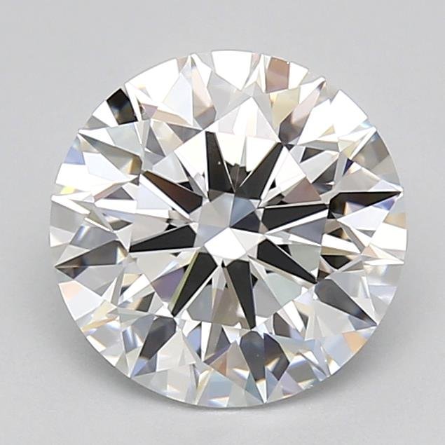 2.51ct D VVS1 Rare Carat Ideal Cut Round Lab Grown Diamond