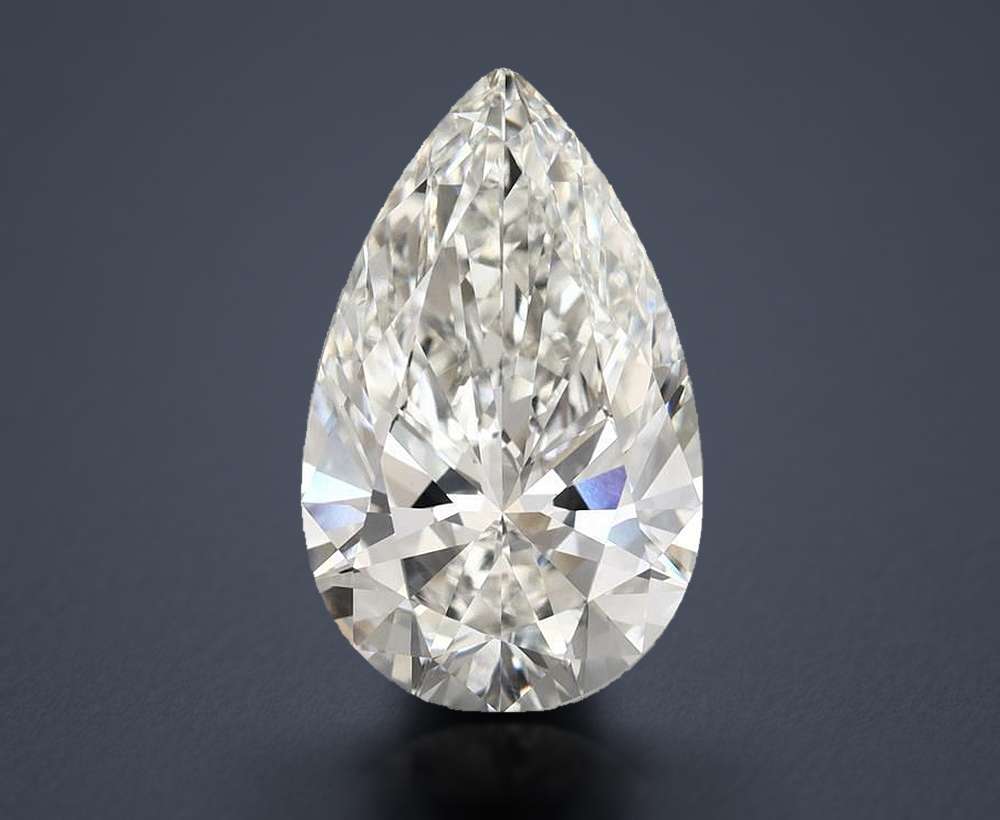 8.60 Carat Pear Lab Diamond
