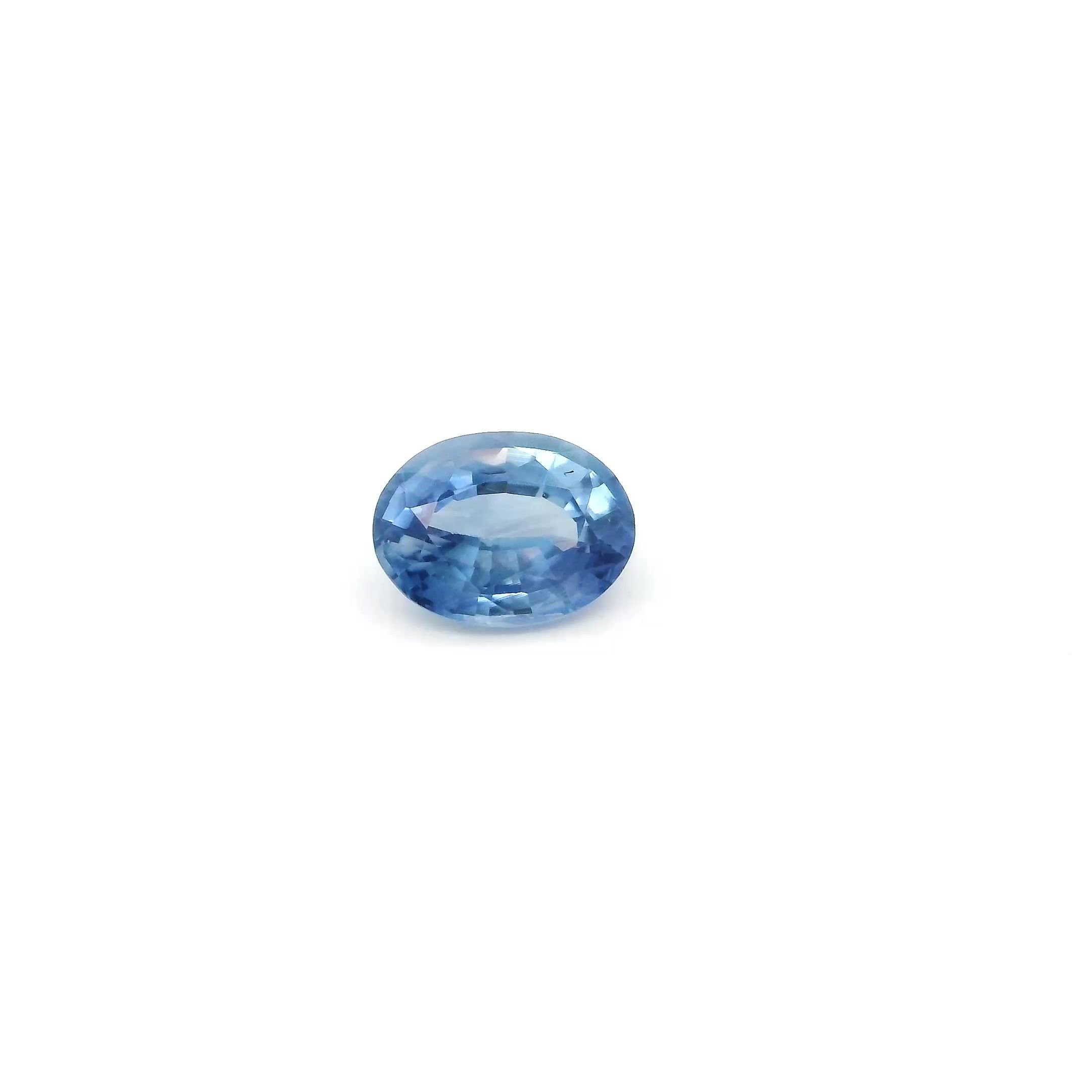 0.72 Carat Blue Oval Sapphire