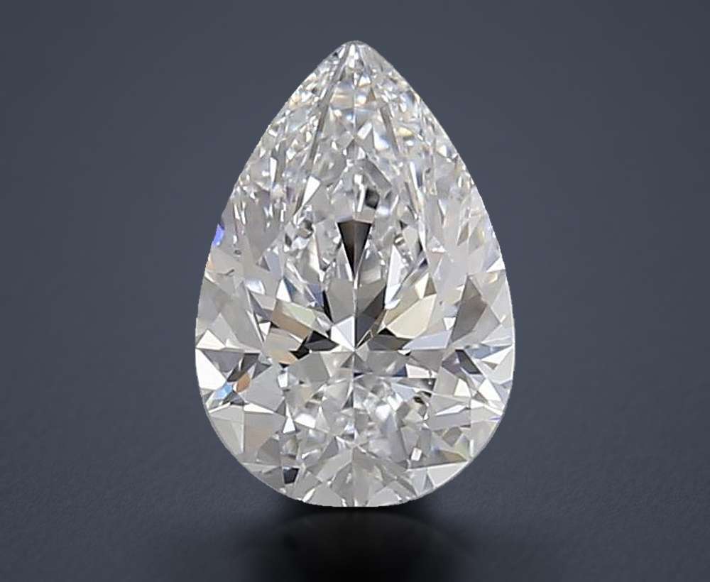 0.90 Carat Pear Natural Diamond
