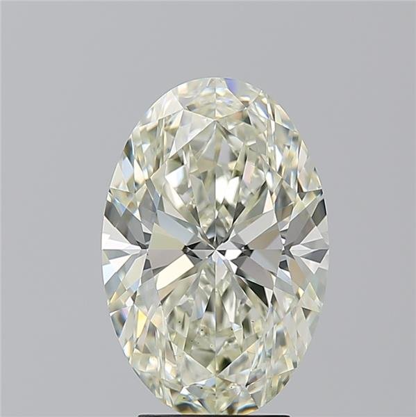 4.21ct J VS2 Rare Carat Ideal Cut Oval Diamond