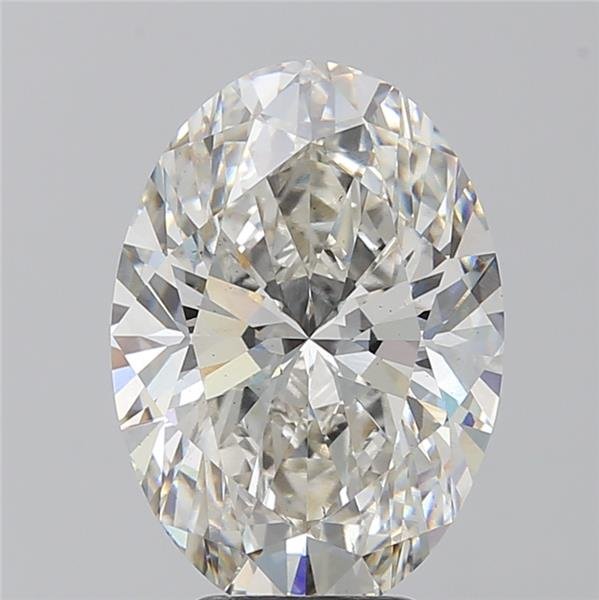 5.41ct H VS2 Rare Carat Ideal Cut Oval Lab Grown Diamond