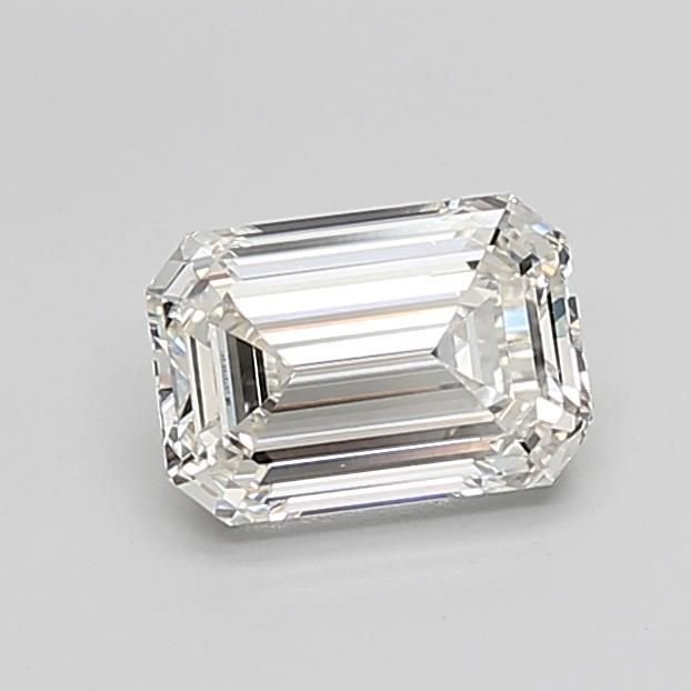 3.05ct H VVS2 Rare Carat Ideal Cut Emerald Lab Grown Diamond