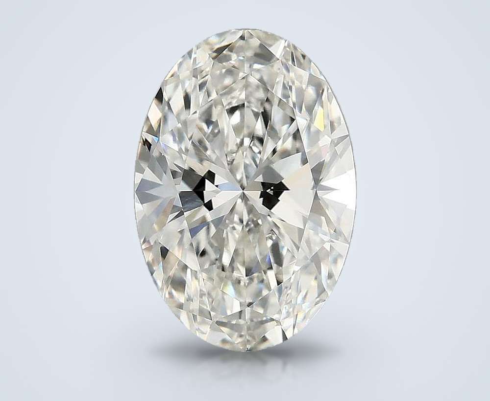 3.83 Carat Oval Lab Diamond