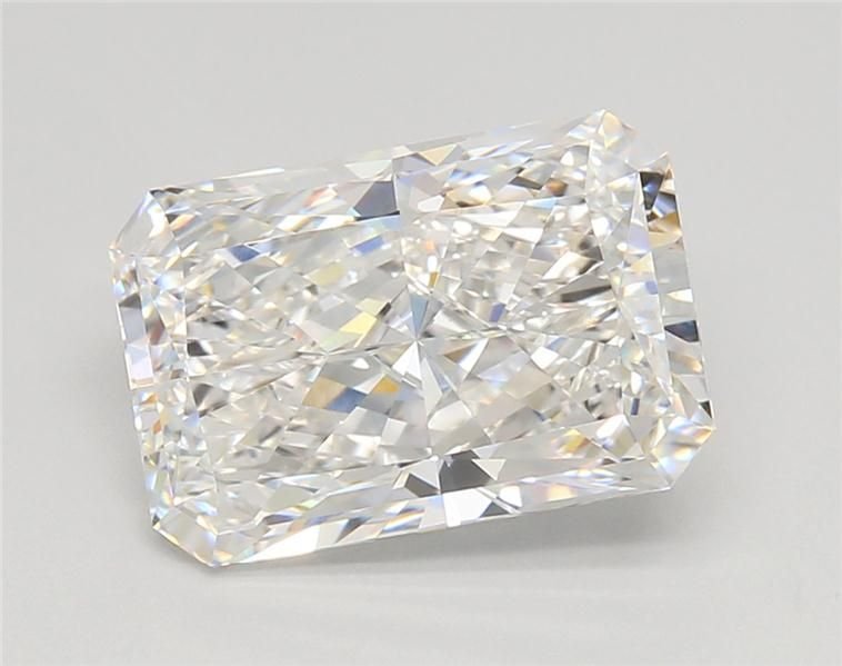 4.04ct F VVS2 Rare Carat Ideal Cut Radiant Lab Grown Diamond