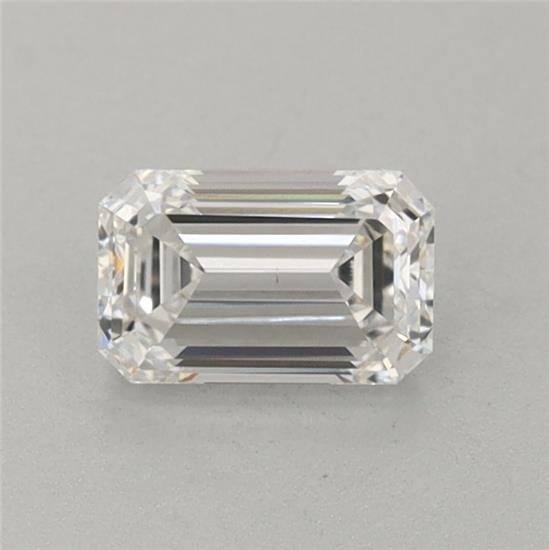 0.62ct E VVS2 Very Good Cut Emerald Lab Grown Diamond
