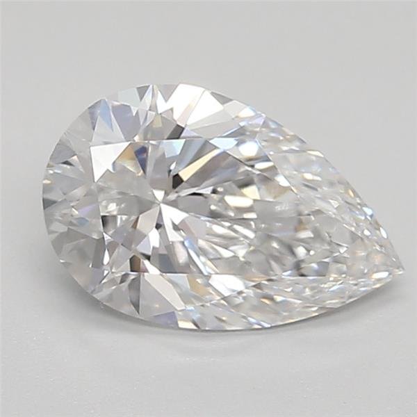 1.11ct D VVS1 Rare Carat Ideal Cut Pear Lab Grown Diamond