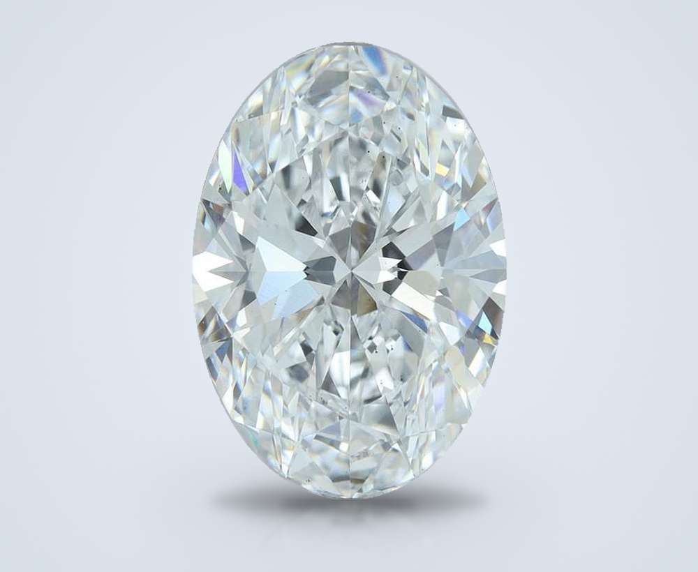 6.52 Carat Oval Lab Diamond