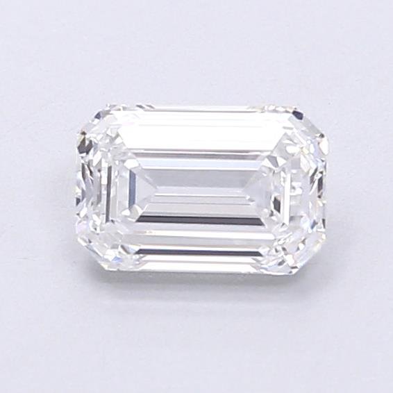 0.65ct D VVS2 Very Good Cut Emerald Lab Grown Diamond