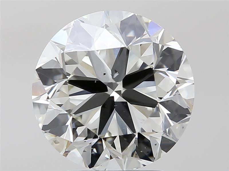 3.01ct J SI1 Very Good Cut Round Diamond