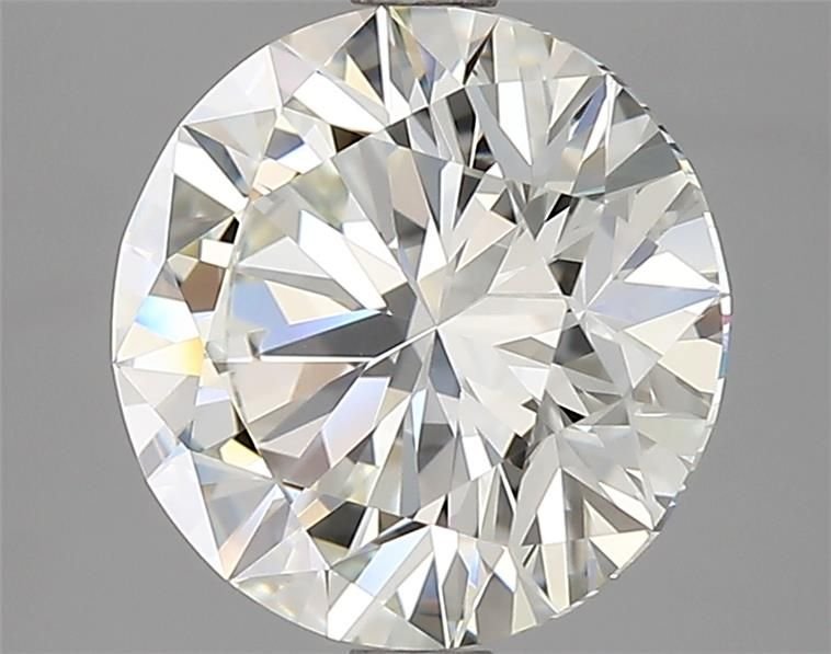 3.01ct K VVS2 Rare Carat Ideal Cut Round Diamond