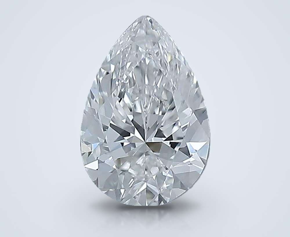 0.60 Carat Pear Natural Diamond