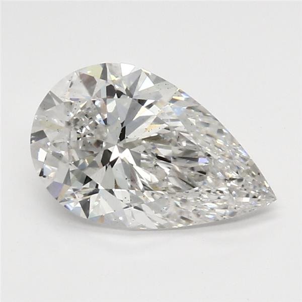 2.19ct F SI1 Rare Carat Ideal Cut Pear Lab Grown Diamond