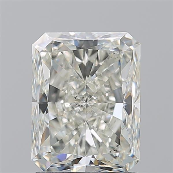 2.02ct J SI1 Rare Carat Ideal Cut Radiant Diamond
