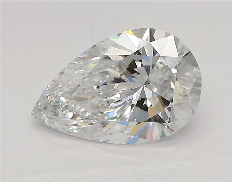 1.29ct E VS1 Rare Carat Ideal Cut Pear Lab Grown Diamond