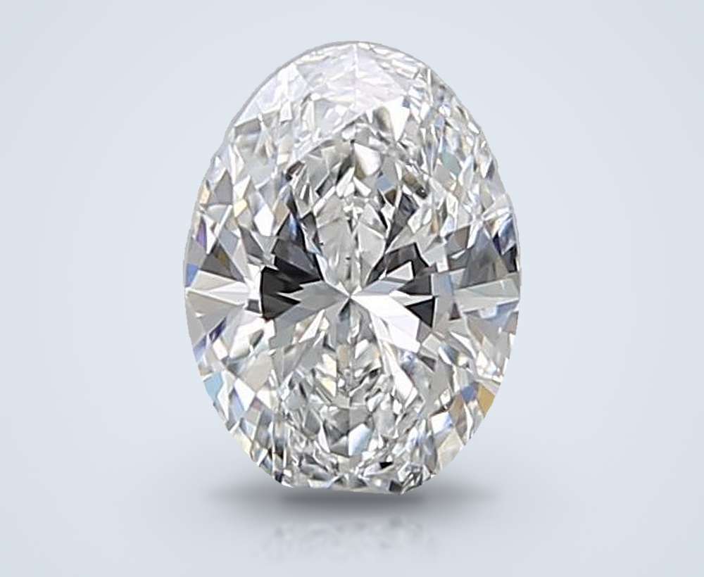 1.00 Carat Oval Lab Diamond