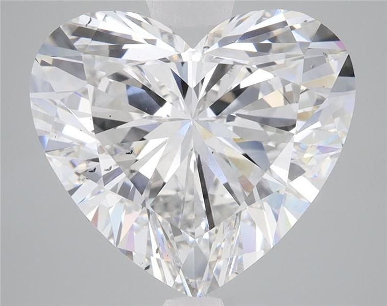 6.48ct E SI1 Very Good Cut Heart Lab Grown Diamond