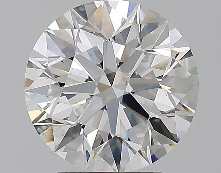 2.77ct F SI1 Excellent Cut Round Diamond