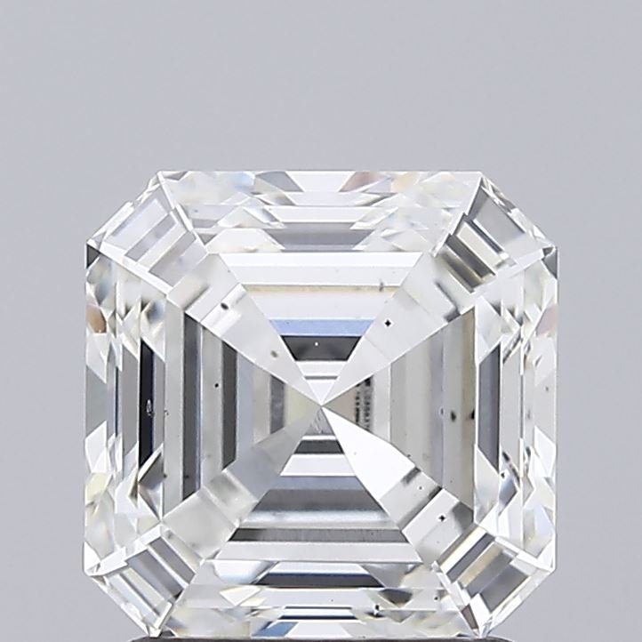 1.58ct F VS2 Rare Carat Ideal Cut Asscher Lab Grown Diamond