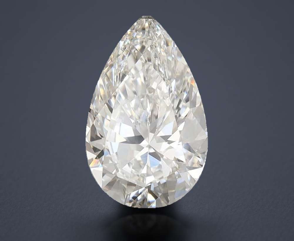 2.64 Carat Pear Lab Diamond