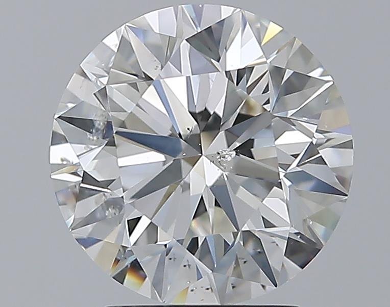 3.01ct G SI2 Excellent Cut Round Diamond