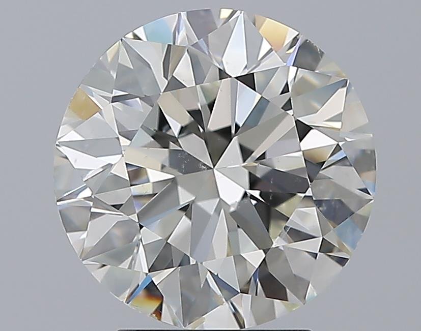 3.51ct J SI1 Rare Carat Ideal Cut Round Diamond