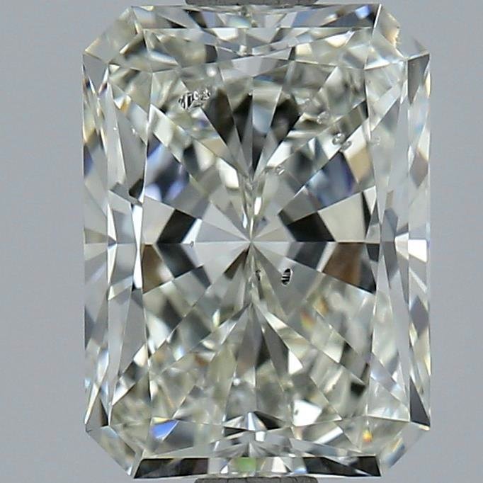 2.01ct J SI2 Rare Carat Ideal Cut Radiant Diamond