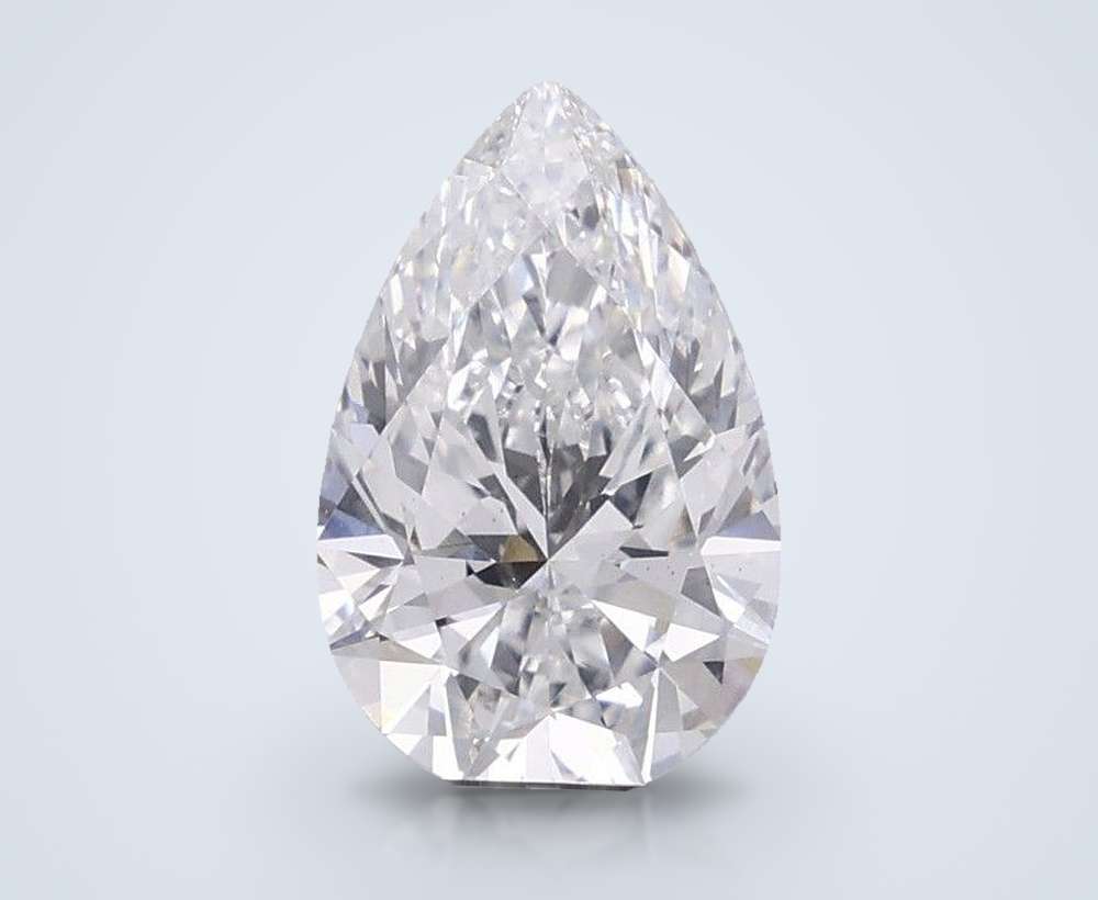 3.00 Carat Pear Lab Diamond