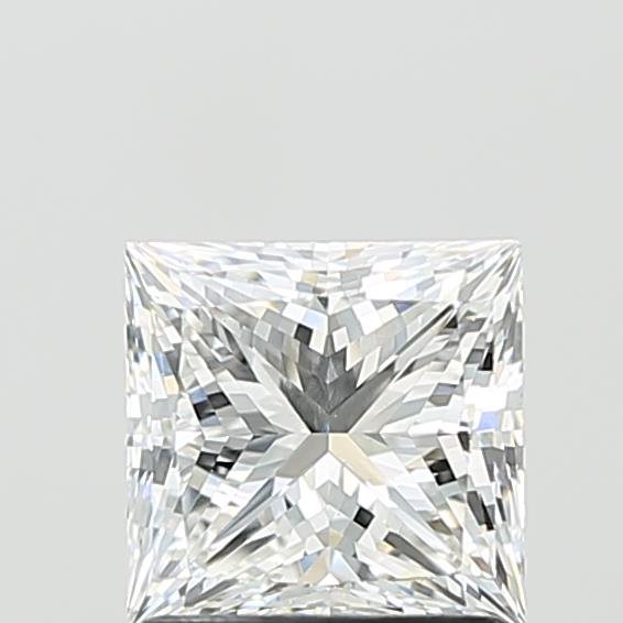 1.57ct F VS1 Rare Carat Ideal Cut Princess Lab Grown Diamond