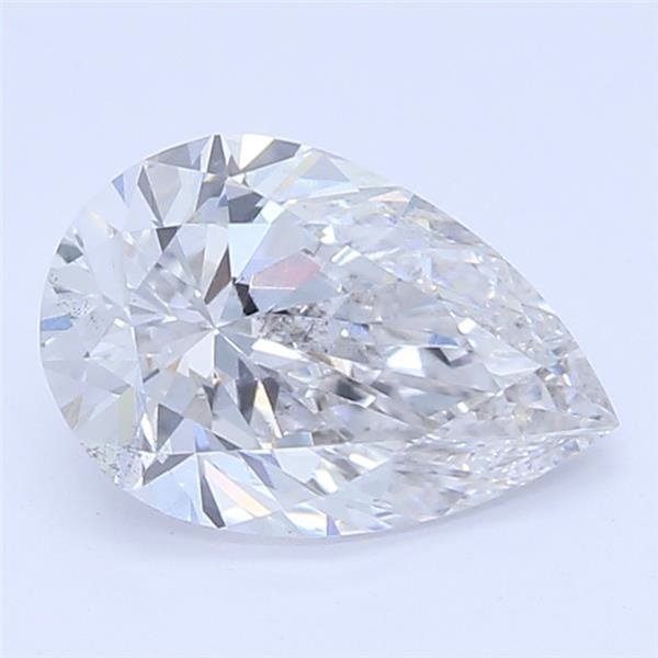 0.55ct E SI1 Rare Carat Ideal Cut Pear Lab Grown Diamond