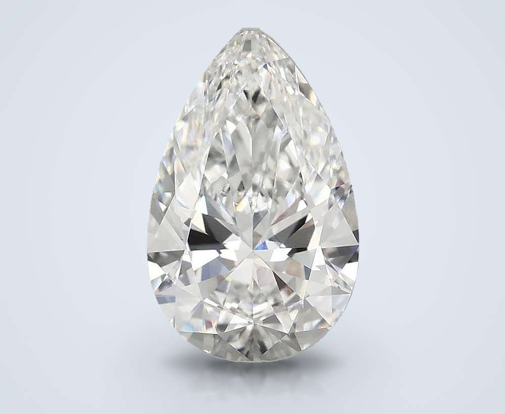 2.72 Carat Pear Lab Diamond