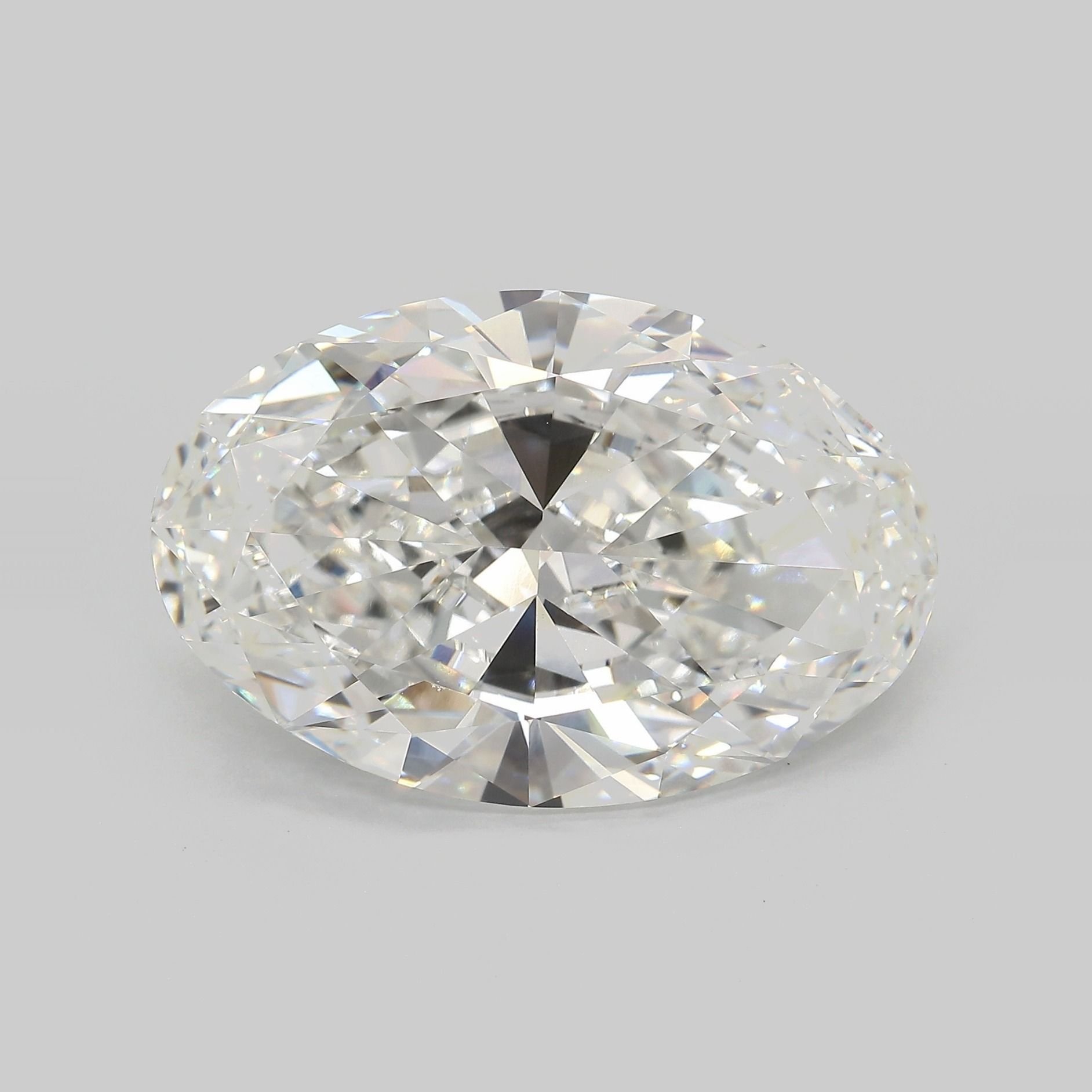 16.53ct G VVS2 Very Good Cut Oval Lab Grown Diamond