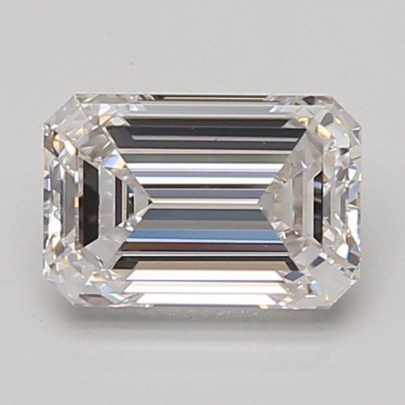 1.50ct F VS1 Rare Carat Ideal Cut Emerald Lab Grown Diamond