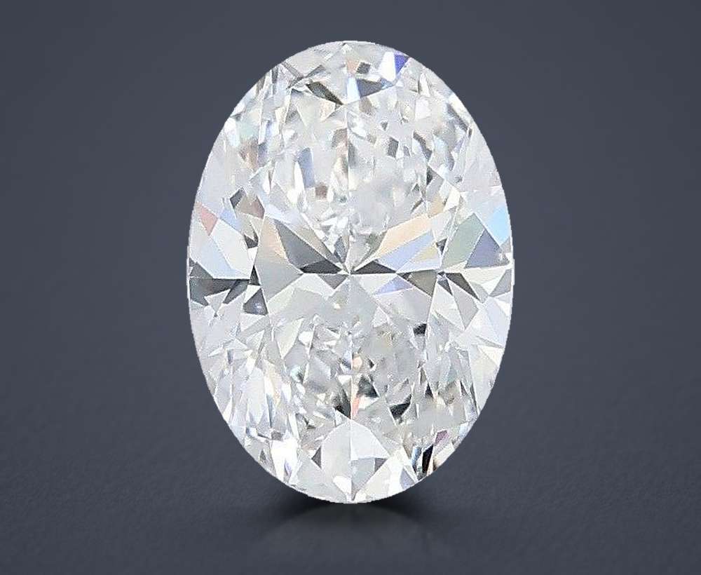 1.00 Carat Oval Lab Diamond