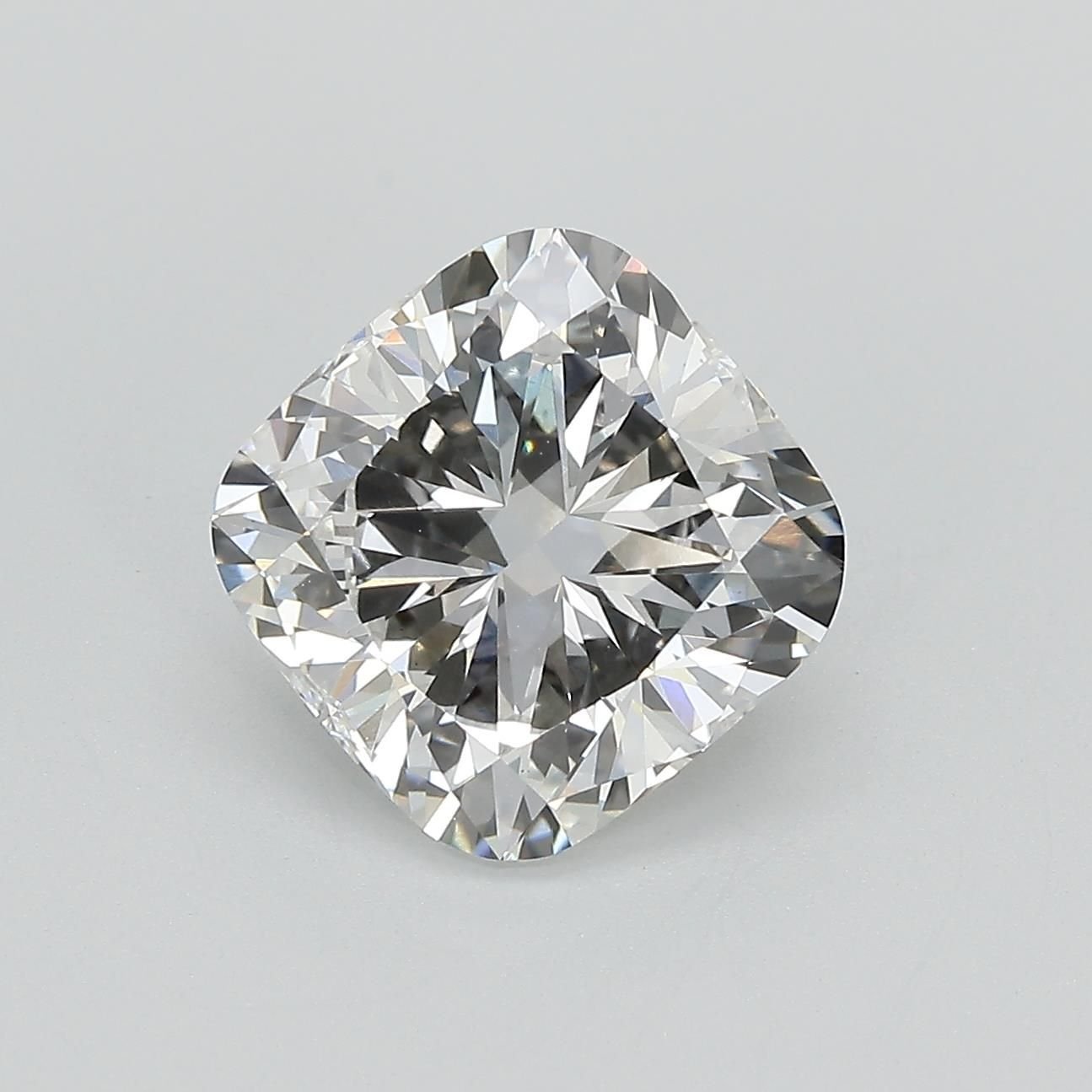 5.06ct E VS1 Rare Carat Ideal Cut Cushion Lab Grown Diamond