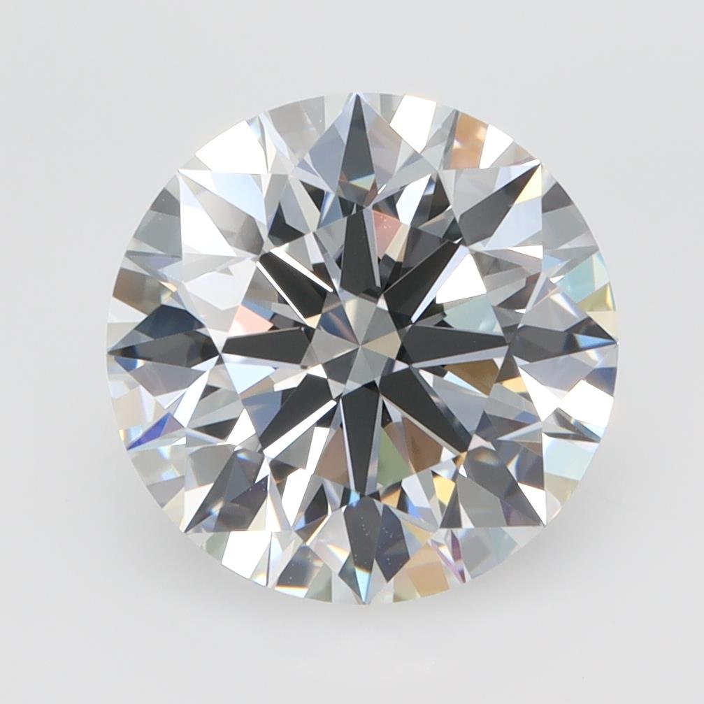 3.20ct D VVS2 Rare Carat Ideal Cut Round Lab Grown Diamond