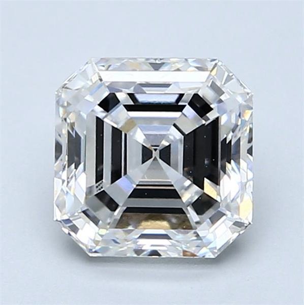 2.14ct E VS1 Very Good Cut Asscher Lab Grown Diamond