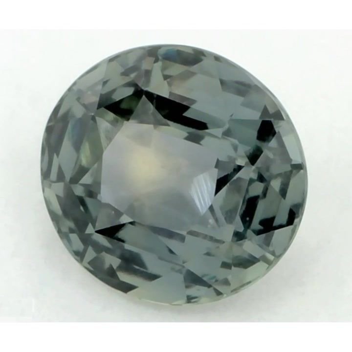 1.86 Carat Green Oval Sapphire