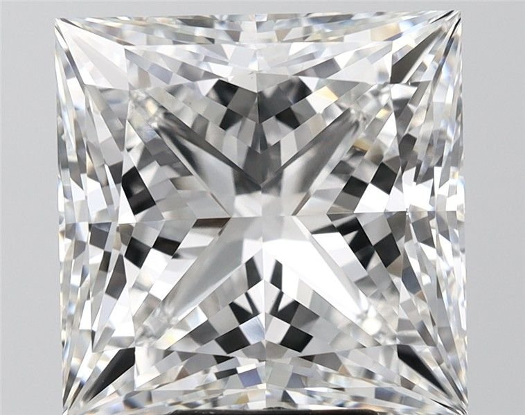 9.07ct F VS1 Rare Carat Ideal Cut Princess Lab Grown Diamond