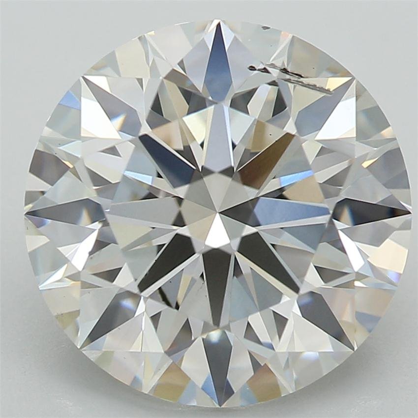 3.76ct G SI1 Rare Carat Ideal Cut Round Lab Grown Diamond