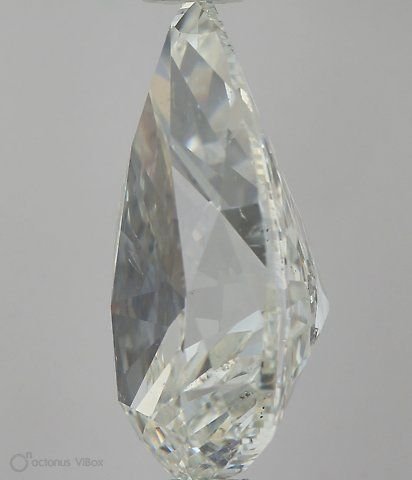 3.83ct I SI1 Very Good Cut Pear Diamond