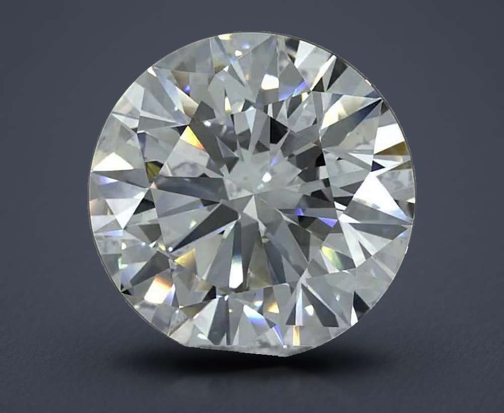 7.09 Carat Round Natural Diamond